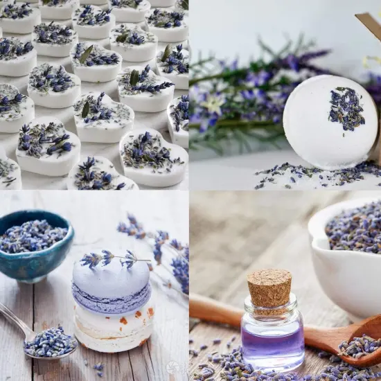 Dried Lavender Flowers, Dry Lavender Buds Bulk for Wedding Toss, Crafts, Sachets - 1/4 Pound {5}