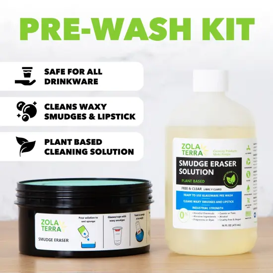 ZolaTerra Smudge Eraser Kit - Applicator, Sponge & 16oz Solution {2}