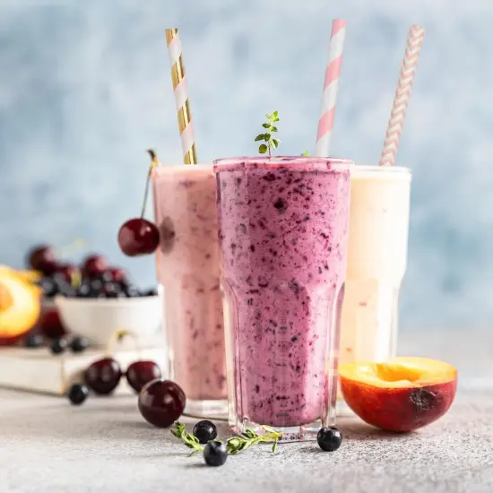 Biodegradable Paper Straws, 100 Pink and Gold Straws for Party Supplies, Birthday, Wedding, Bridal/Baby Shower, Christmas Decorations and Holiday Celebrations {3}