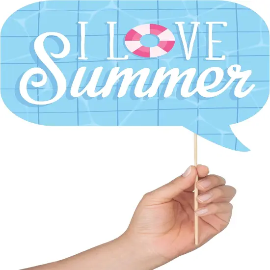 41 pcs of Summer Photo Booth Props {3}