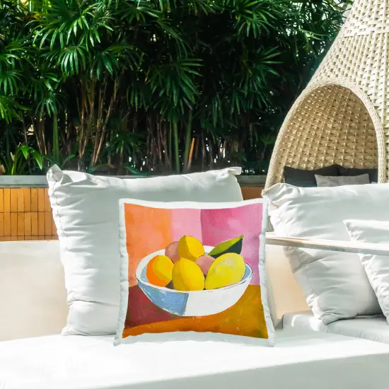Stupell Industries Bold Kitchen Citrus Fruits Outdoor Printed Pillow design by Walker Noble, 18 x 7 x 18 {2}