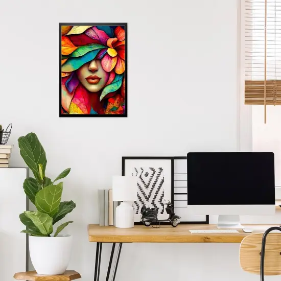 Diamond Painting Kits for Adults, Complete Flowers Diamond Dots Set for Creative Expression, Full Drill Mouth 5D DIY Diamond Art Kits, Great for Art Lovers and Gift Ideas, 12x16inch Canvas {5}