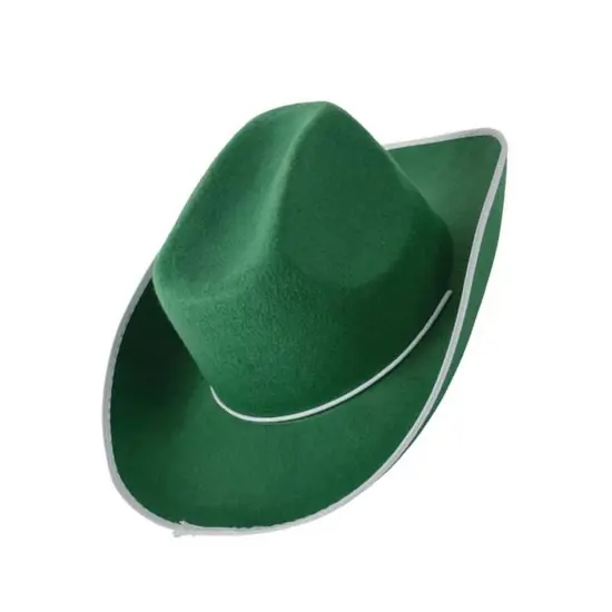 Cowboy Hat Green Felt Adult Size Include 1 Unit {5}