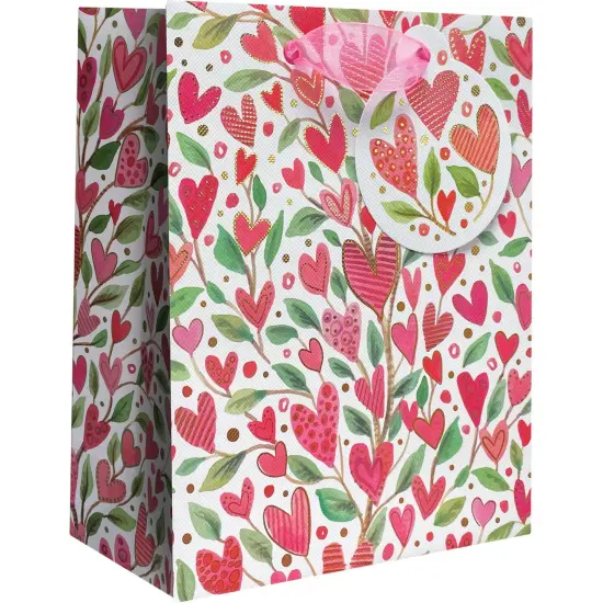 Pack/6: Love Grows Gift Bag - 6 x 3 x 7-1/2" {1}
