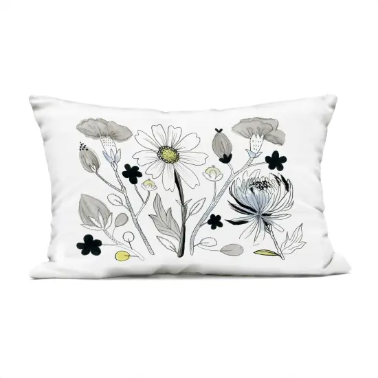 Stupell Industries Simple Drawn Nature Sprigs Outdoor Printed Pillow design by Ashley Davis, 14 x 7 x 20 {1}