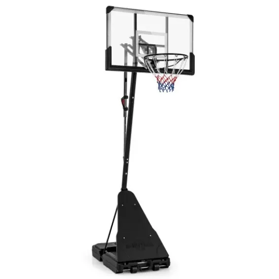 4.9-10 Feet Height Adjustable Portable Basketball Hoop Basketball Goal System {1}
