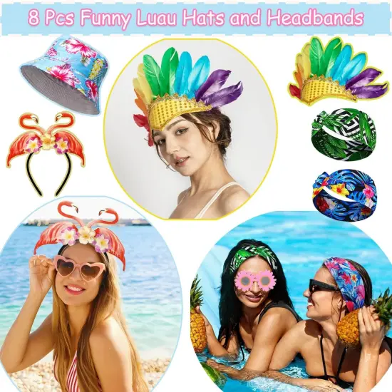 Large Summer Photo Booth Props Set for Adult {4}