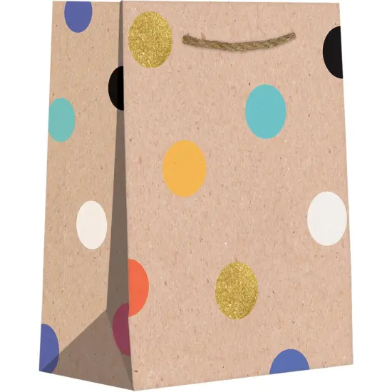 Pack/6: Party Dot Gift Bag - 4 x 2 x 5" {1}