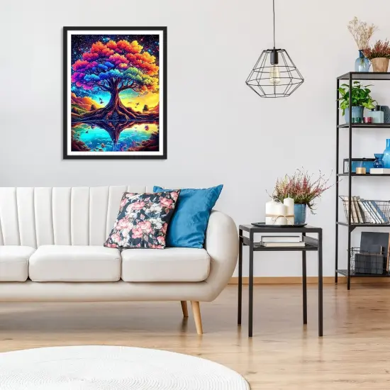 Tree of Life Diamond Art Painting Kits for Adults, Landscape Diamond Painting Kits for Beginners, DIY 5D Diamond Dots Kits Gem Painting for Home Art Decor 12x16 inch {2}