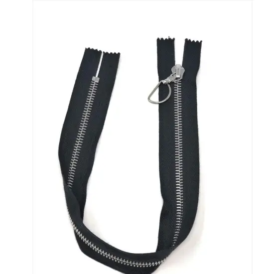 Zipper &ndash; Black 6MM 15" Non-Separating Closed Bottom for Purses, Bags, and Accessories and More {2}