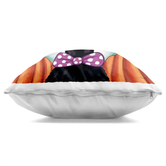 Stupell Industries Trick Or Treat Cat Decorative Printed Pillow design by Elizabeth Tyndall, 18 x 7 x 18 {3}