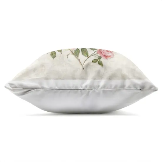 Stupell Industries Rose Heart Wreath Outdoor Printed Pillow design by Sally Swatland, 18 x 7 x 18 {3}