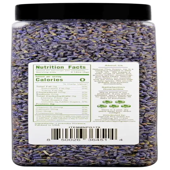 Freeze Dried Lavender Flowers 4 Oz, Culinary Grade Lavender Buds for Tea, Baking, DIY Soap, Candle Making, Potpourri, Natural Fragrance Sachets, All-Natural, Non-GMO, Gluten-Free {2}