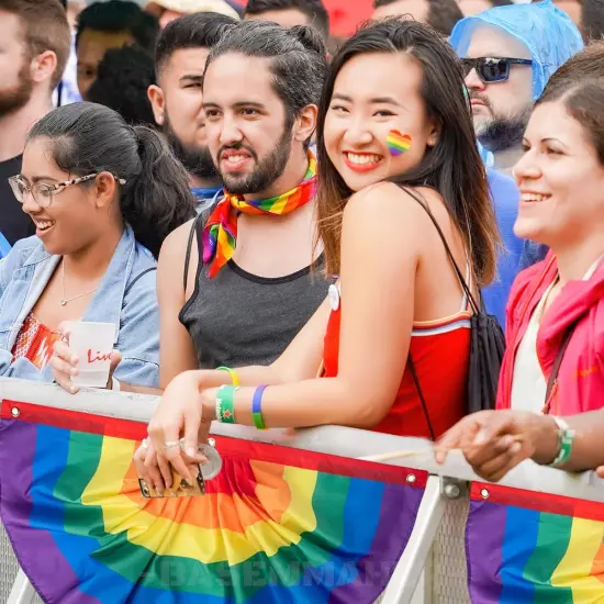 Pride Rainbow Pleated Fan Bunting Flag 1.5 x 3 Ft Gay Pride Rainbow Bunting Flag Banner for LGBTQ Proud Wall Decor Holiday Hanging Backdrop for Parades Holiday Indoor Outdoor Decor 2 Pcs {3}