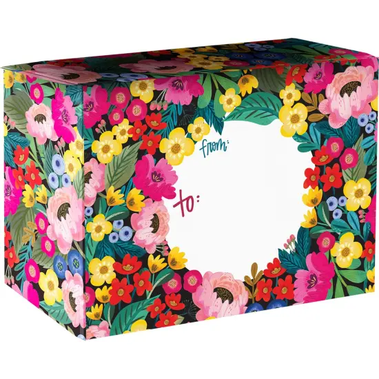 Pack/6: Floral Burst Theme Mailing Box - 9-1/2 x 4 x 6-1/2" {1}