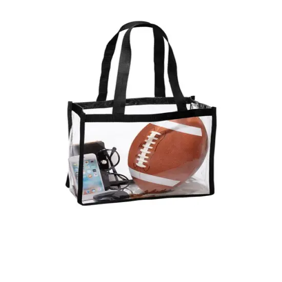 Port Authority&reg; Durable Clear Stadium Tote Bag {4}