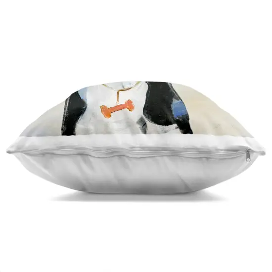 Stupell Industries Beagle with Bone Collar Decorative Printed Pillow design by Sally Swatland, 18 x 7 x 18 {3}