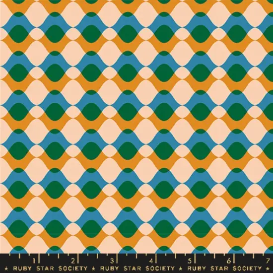 Ripple in Turmeric (rs5171 12) | Geometry | Ruby Star Society {1}
