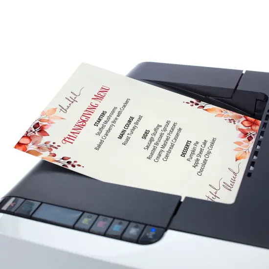 Great Papers! Stationery Fall Letterhead, Thankful, Grateful, Blessed, 8.5"x11", Printer Friendly, 50 Sheets {3}