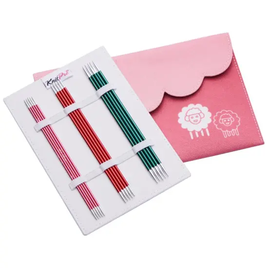 KnitPro Zing Starter 6" Double Point Knitting Needles Set of 5 - Sizes US 0, 1.5, 2.5, 4, 6 {1}