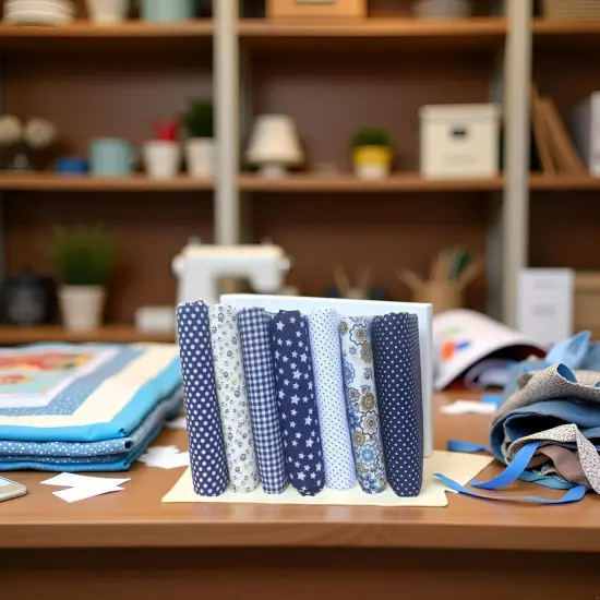 7pcs 10" x 10" (25cm x 25cm) Top Cotton Craft Fabric Bundle Squares Patchwork {3}