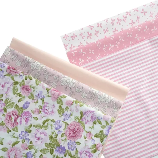 6pcs Craft Fabric Bundle 100% Cotton Quilting Fabric 18x22 Inches {3}