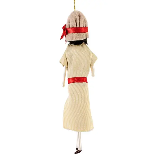 Italian Ornaments 7.0 Inch Gatsby's Girl Greta Christmas Tree Ornament , Christmas Decor Fashionista Diva Off-white {2}