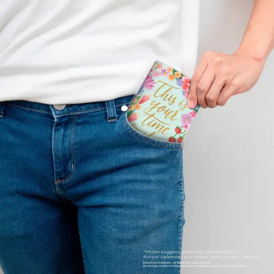 Bonnie Marcus OFFICIAL | 2026-2027 3.5 x 6.5 Inch Two Year Monthly Pocket Planner Calendar | Foil Stamped Cover {5}