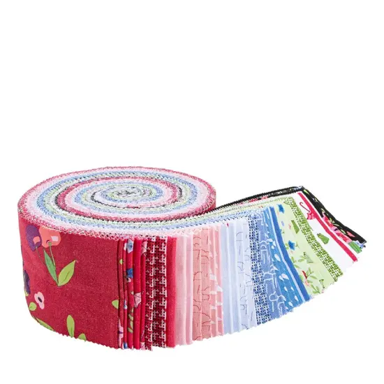 Cloudburst 2.5" Strip Roll (Jelly Roll / Rolie Polie) by Jill Finley for Riley Blake (RP-16180-40) {3}