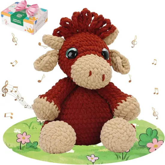 13 Inches Highland Cow Crochet Kit {1}