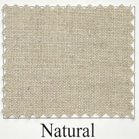 1 Yard Natural Pre Shrunk Pure Linen Fabric, Midweight Solid 60 Inches Wide {6}