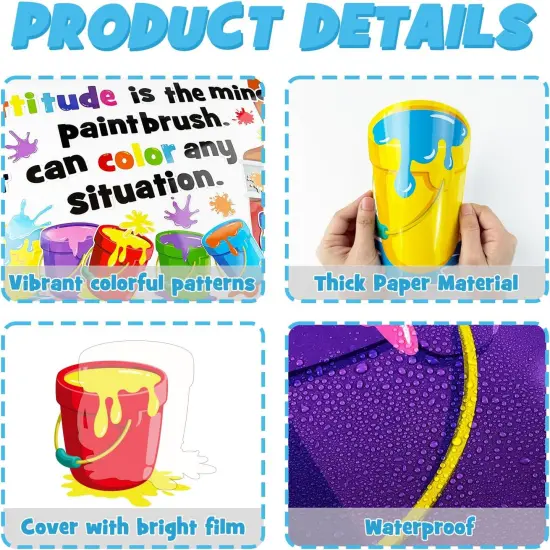 Painting Art Bulletin Board Decoration Set, Art Room Decorations {8}