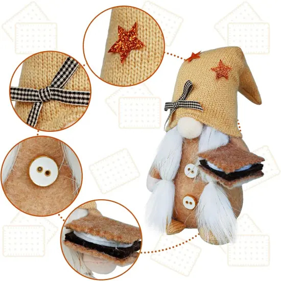 Fall S'More Decorations Smore Gnomes Plush {3}