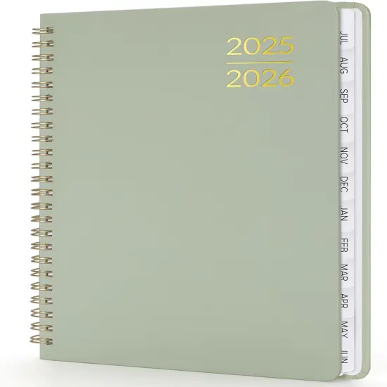 Academic Planner 2025-2026 - 8.5&rdquo;x6.6&rdquo; (Mint Green) {1}