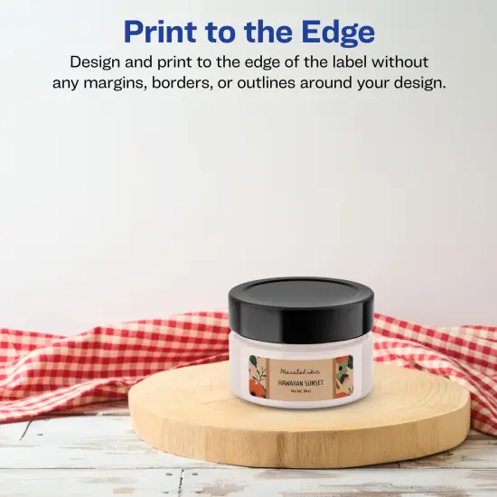 Avery Kraft Brown Rectangle Labels with Sure Feed, .75" x 2.25" {3}