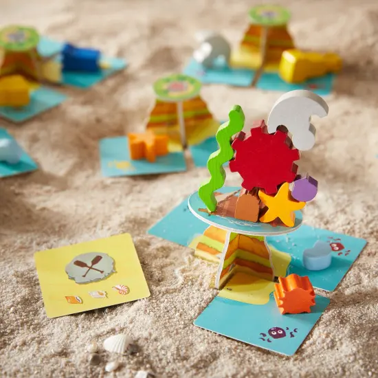 HABA Flotsam Float - Island Hopping, Wreckage Piling Stacking and Balancing Game for Ages 6+ (Made in Germany) Multicolor {6}