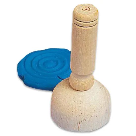 School Smart Wooden Clay Stamps, Set of 4 {4}