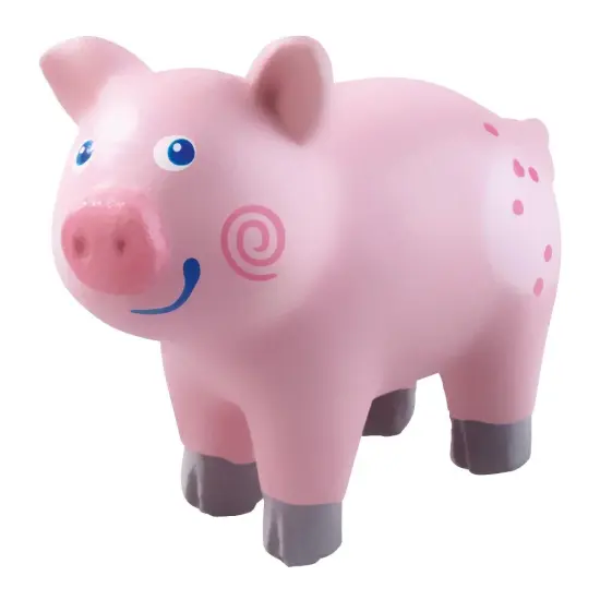 HABA Little Friends Piglet - 2" Farm Animal Toy Figure Multicolor {1}