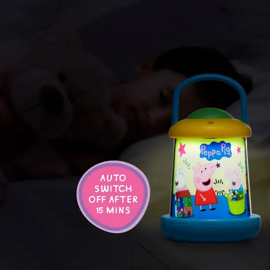 Wow Stuff! Light Revealers Lantern - Peppa Pig - 6.3" Night Light, Magic 360 Image Scene & Character Reveal, Auto-Off, Illuminating Kids Room Decor {7}
