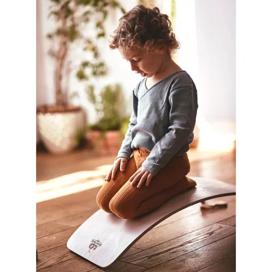 Kinderfeets: Kinderboard - LITE - All Ages Wooden Balance Board, Multifunctional Use, Handcrafted, 300 Lbs Max,Toddler-Kid-Teen-Adult Ages 18mo+ {7}
