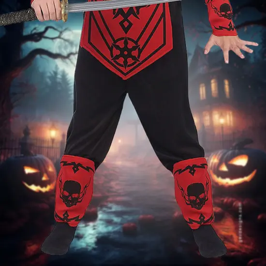Ninja Warrior Outfit in Red & Black Kids&rsquo; Costume {5}