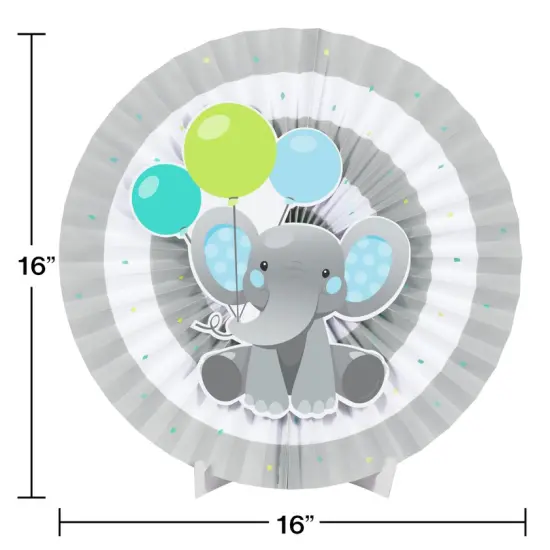 Enchanting Elephants Boy Centerpiece Decoration {3}
