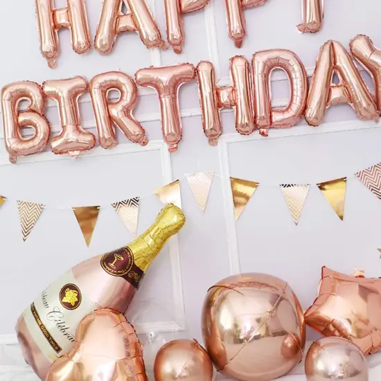 4PCS Champagne Bottle Balloons {5}