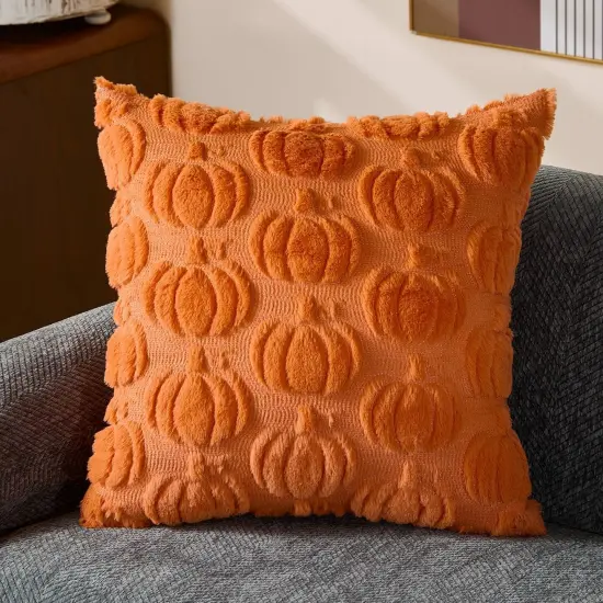 Set of 2 Fall Decorations Pillow Covers 18x18 {3}