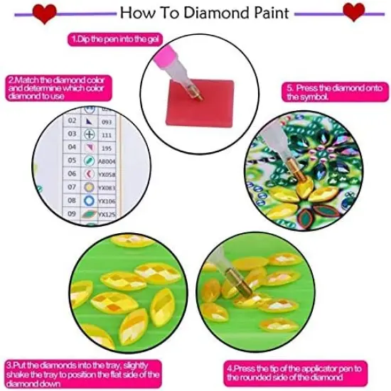 2 Pieces Morning Glory Bookmark Diamond Painting Kit {5}
