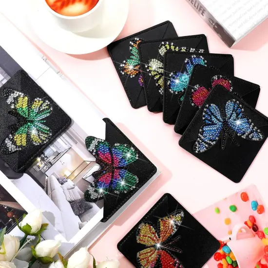 12 Pcs Diamond Painting Corner Bookmark Kits(Butterfly) {3}