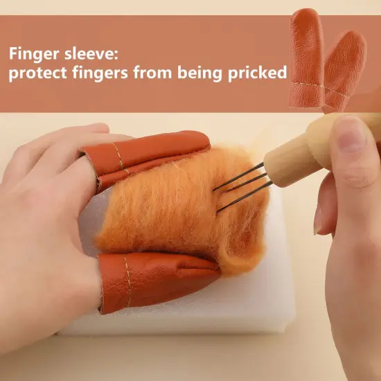 Mayboos 74 Pcs Needles Wool Felting Needles Tools Needle Felting Supplies Felting Tools Needle Felting Tool with 3 Sizes Felting Needles for Beginner Professional {5}