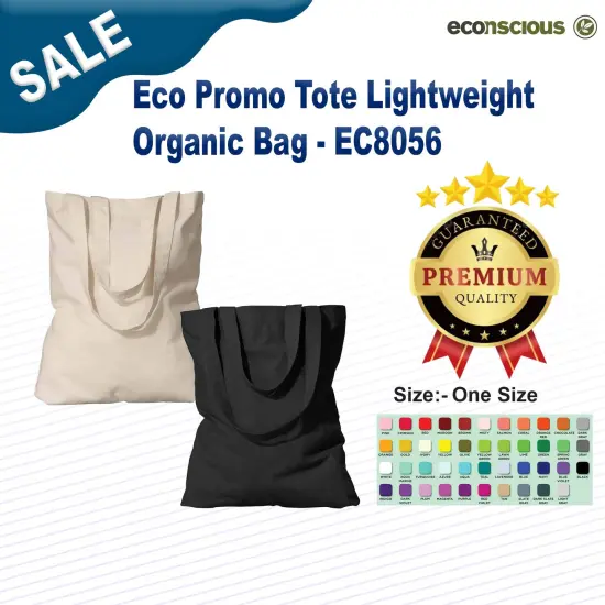 Econscious&reg; Eco Promo Tote Lightweight Organic Bag {3}