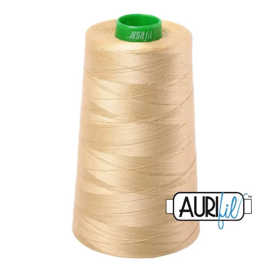Very Light Brass (2915) | 40wt Cone (4700M / 5140Y) | Aurifil Thread {1}