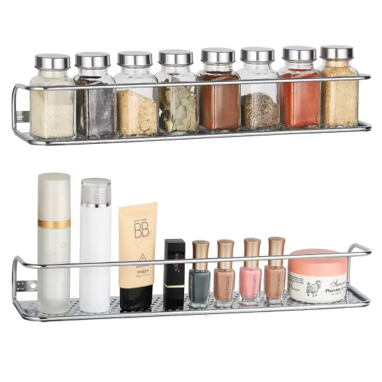 2PCS Spice Racks Wall Mounted Spice Storage Organizer {1}